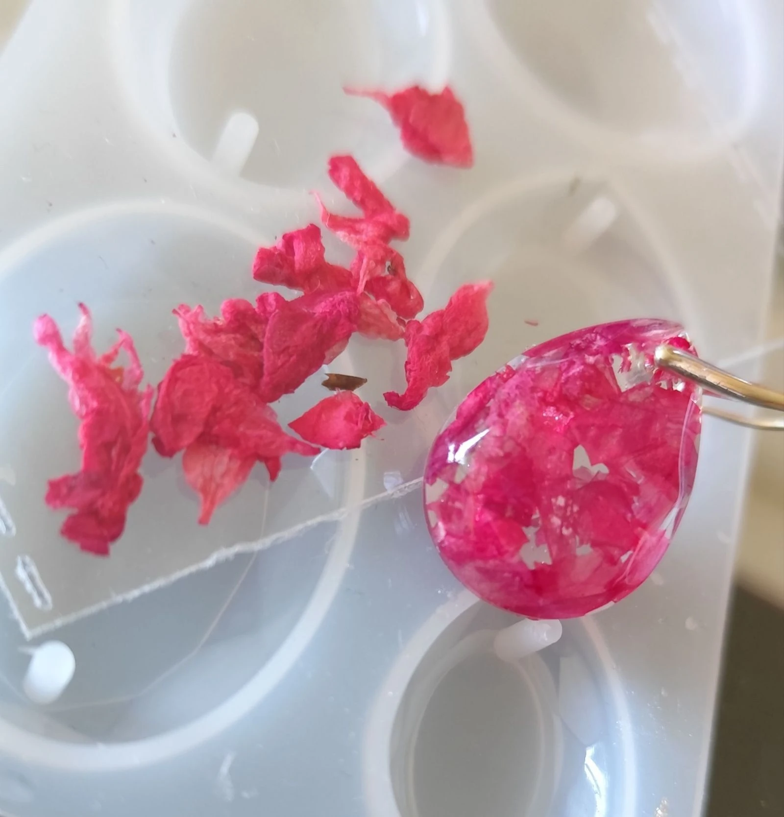 Oorbellen #Geranio coral – photo 6